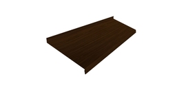 Отлив простой 250 0,45 Print Elite Choco Wood TwinColor (2м)