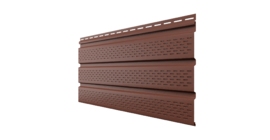 Софит Технониколь полностью перфорированный 3000 х 340 мм Каштан