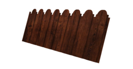 Профнастил С10B фигурный 0,45 Print Elite Cherry Wood TwinColor