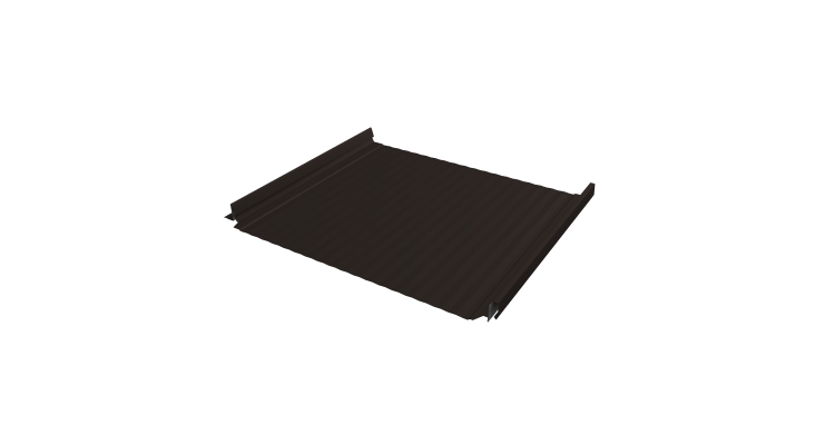 Кликфальц Pro Gofr Grand Line 0,5 Satin с пленкой на замках RR 32 темно-коричневый