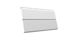 ЭкоБрус 0,345 Gofr GL 0.5 Satin с пленкой RAL 9003 сигнальный белый