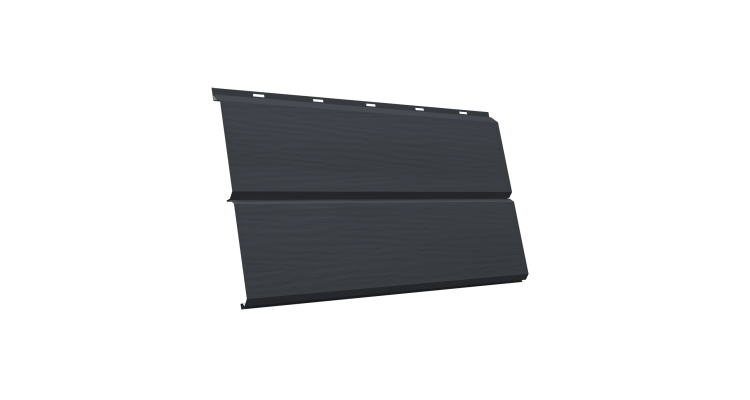 ЭкоБрус 3D GL 0.45 PE с пленкой RAL 7024 мокрый асфальт