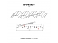 Профнастил Н60 x 845 А ПЭ 01 9003 0,7 мм