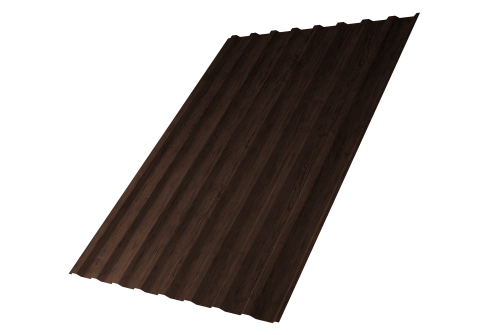 Профнастил С20В 0,45 Print Premium Antique Wood TwinColor