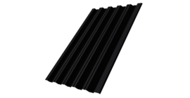 Профнастил HC35R 0.45 PE RAL 9005 черный