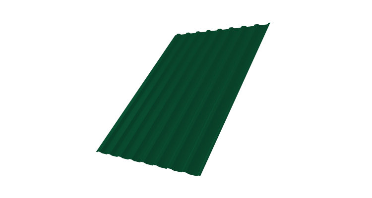 Профнастил С20В Дачный 0,3 PE RAL 6005 зеленый мох