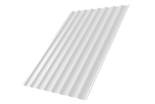 Профнастил С20В 0,4 PE RAL 9003 сигнальный белый