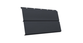 ЭкоБрус 3D 0,345 GL 0.45 Drap ST с пленкой RAL 7024 мокрый асфальт