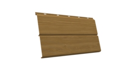 ЭкоБрус 0,345 Gofr 0.45 Print Elite Honey Wood TwinColor