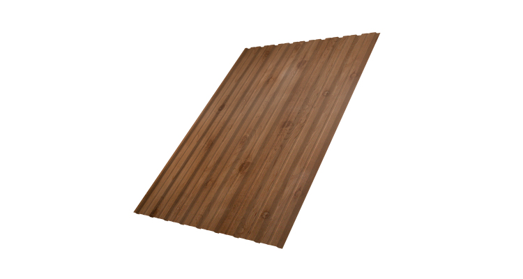 Профнастил С10B 0.45 Print Premium Pine Wood Fresh