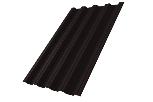 Профнастил НС44 0,5 Velur X RAL 9005 черный