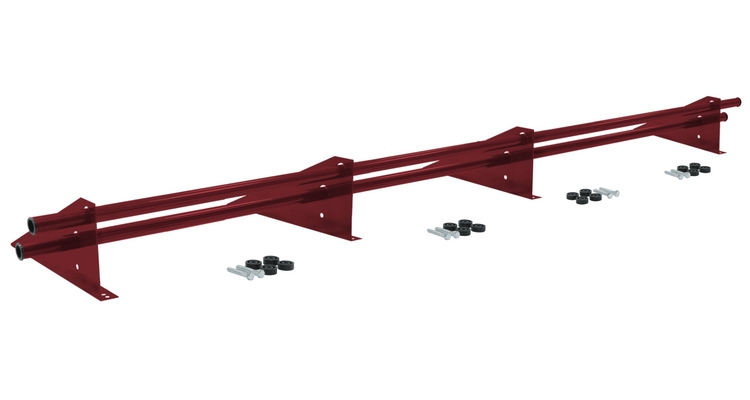 Снегозадержатель трубчатый универсальный Optima плюс RAL 3003 3м