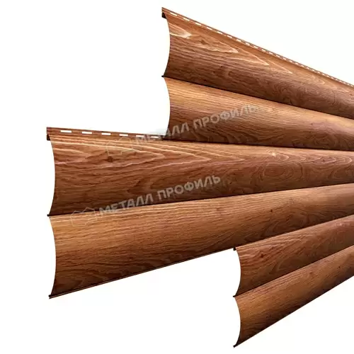 Сайдинг Металл Профиль Woodstock-28х330 (ECOSTEEL_T-01-ЗолотойДуб-0.5)