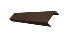 Ламель лицевая 50 забора жалюзи Texas 0.45 Drap-double TX RAL 8017 шоколад