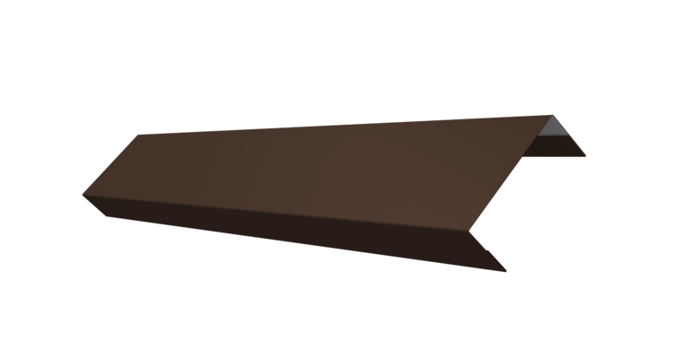 Ламель обратная 50 забора жалюзи Texas 0.5 Satin Matt с пленкой RAL 8017 шоколад