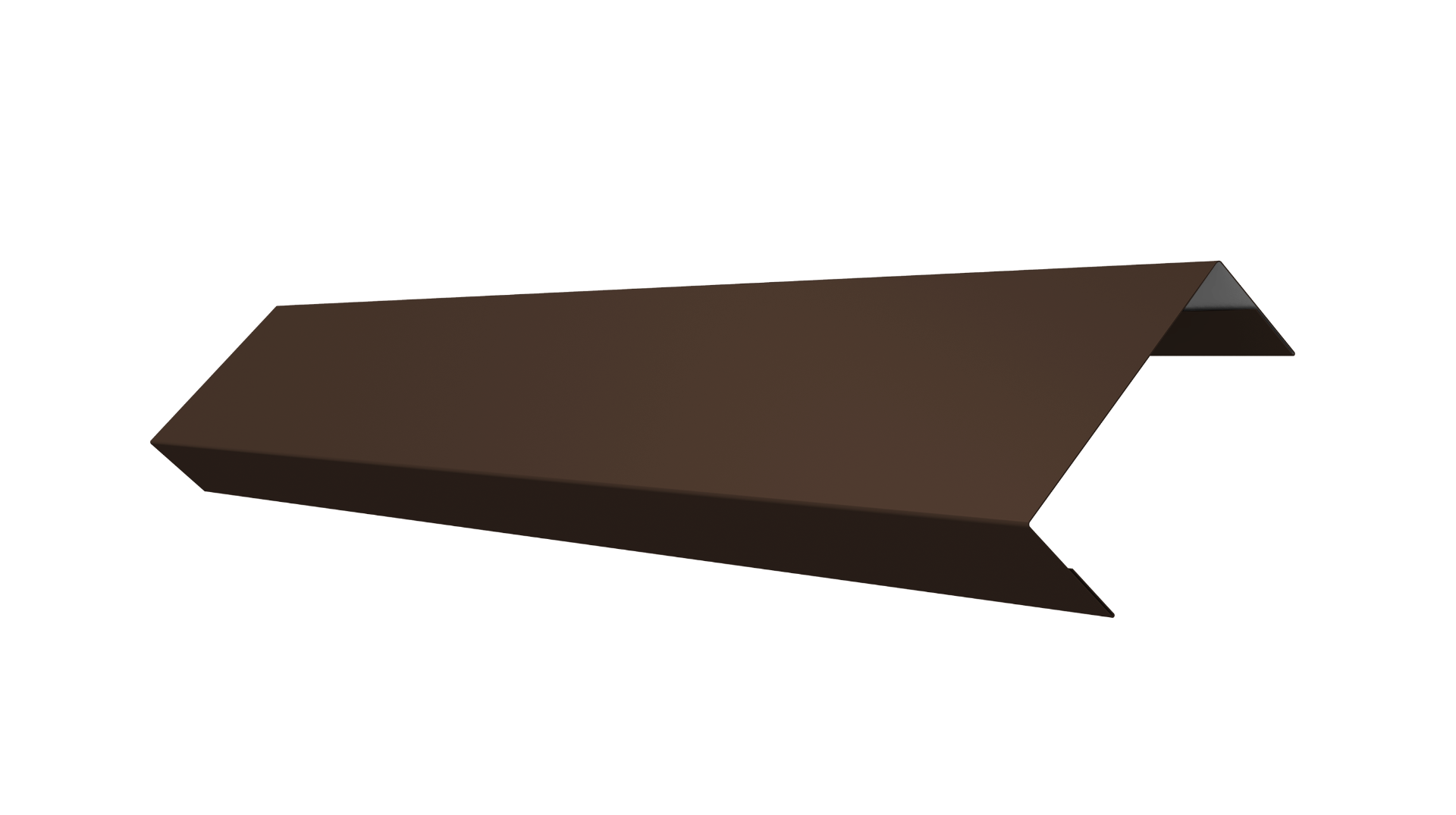 Ламель обратная 50 забора жалюзи Texas 0.45 Drap-double TX RAL 8017 шоколад