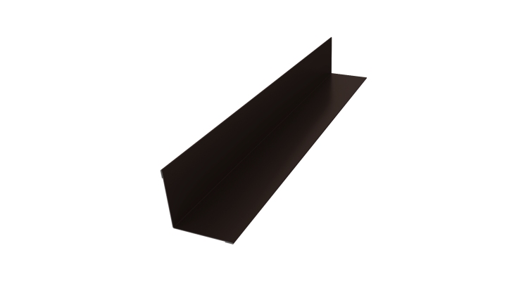 Угол внутренний 50х50 0,45 Drap TX RR 32 темно-коричневый (2м)