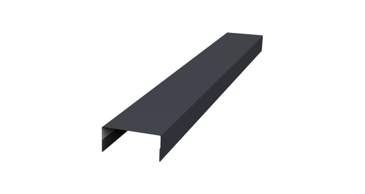 Крышка 30х15 жалюзи Texas 0,5 Drap TX RAL 7024 мокрый асфальт (3м)