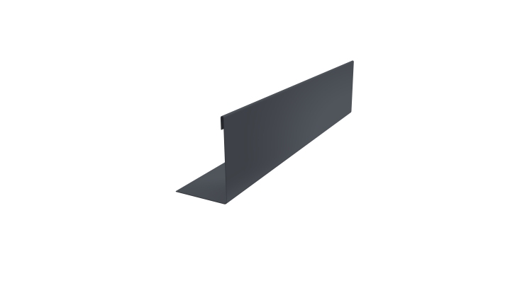 Нащельник 150 Texas 25х35 0,45 PE-Double RAL 7024 мокрый асфальт (L2,0)