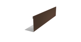 Нащельник 150 Texas 25х35 0,5 PurLite Matt RAL 8017 шоколад (L2,0)