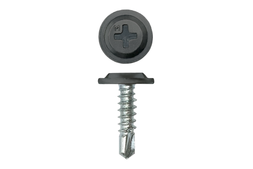 Саморез ПШС Daxmer Pro 4,2х16 (1000 шт) шлиц PH2 RAL 7037