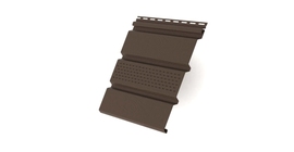 Софит Classic GL частично перфорированный коричневый (3,0м)