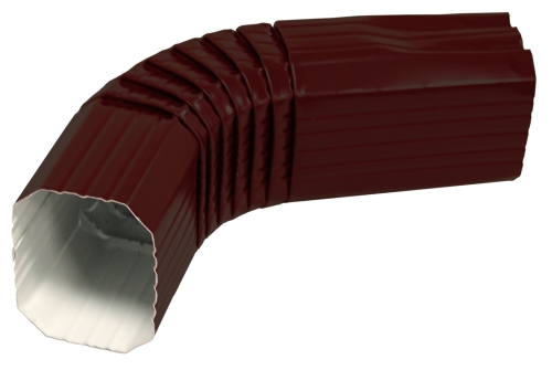 Колено прямоугольное Vortex RAL 8017 шоколад
